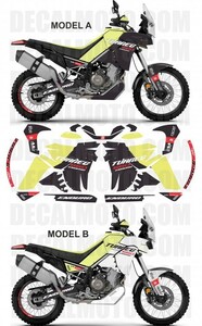 グラフィック デカール ステッカー 車体用 アプリリア トゥアレグ 660 TUAREG 660 / エンデューロ イエロー ENDURO YELLOW