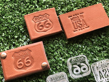 E-47　アクリル刻印「ROUTE 66　3種セット」　20ｍｍ×20ｍｍ_画像4