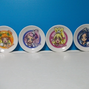 ドキドキ！プリキュア★小皿セット★磁器製★金正陶器★小皿 4枚★お皿★豆皿の画像1