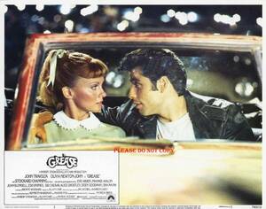 1978年 映画グリース 『GREASE』 オリビア ロビーカード2枚組