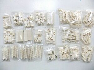 (60)J-35　LEGO　パーツ別　白色　約302個　まとめてセット　スロープ・特殊ブロックなど
