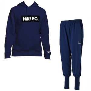 #NIKE F.C. HOODIE&PANT верх и низ в комплекте темно-синий новый товар размер L Nike efsi- Parker & кафф брюки выставить FC CT2012-492 DJ0997-492