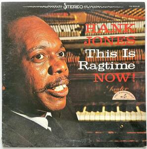 レア レコード LP Hank Jones This Is Ragtime Now ハンクジョーンズ YW-8525-AB 日本盤 インナー付き