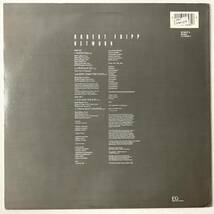 レコード 12” ROBERT FRIPP Network BRIAN ENO Phil Collins DARYL HALL Tony Levin DAVID BYRNE Peter Gabriel 5TRKS EGMLP4 1985_画像2