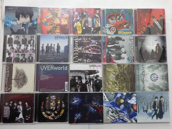 【送料無料!!】即決●UVERworld●ウーバーワールド●豪華シングルCD20枚セット