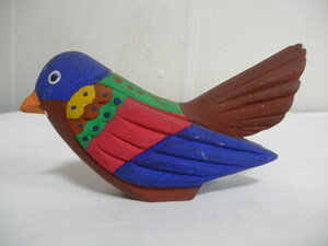 @@ 木工　木工彫刻　鳥　小鳥　彫刻　インテリア　雑貨　天然木　置物　飾り物　様々な用途にご利用ください。