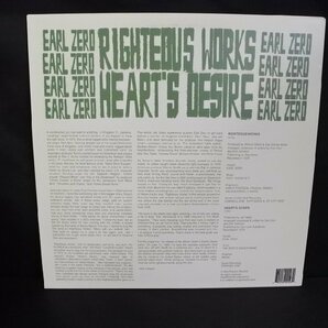 Earl Zero Righteous Works / Heart's Desire/希少 レア レコード LPの画像2