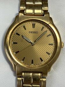 A095 腕時計　SEIKO/セイコー　V701-2B60 ゴールド文字盤　クォーッ　ユニセックス