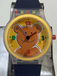 A104 腕時計　MIKIHOUSE/ミキハウス　V501-7C20 クマさん/くまさん　JAPAN　MADE 企業物