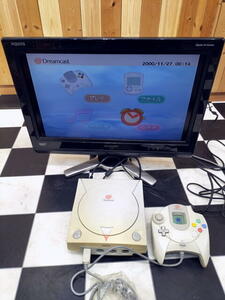  SEGA セガ Dreamcast ドリームキャスト HKT-3000 本体 コントローラー 動作確認