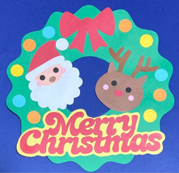 壁面飾り クリスマスリース