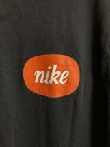 NIKE ナイキ Tシャツ Lサイズ 2000台年初期 濃グレー（黒に近い）系 コットン100%_画像2