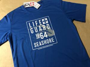 【同梱不可！】LIFE GUARD Tシャツ LL ブルー★難あり