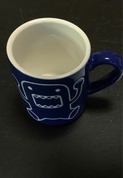 【新品】NHK「どーもくん マグカップ 1個」陶器製 ブルー