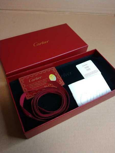 ３月セール 中古 CARTIER カルティエ 長財布 ブロンズ色 Made in France フランス製 保存袋、箱付き Cartier wallet 送料無料