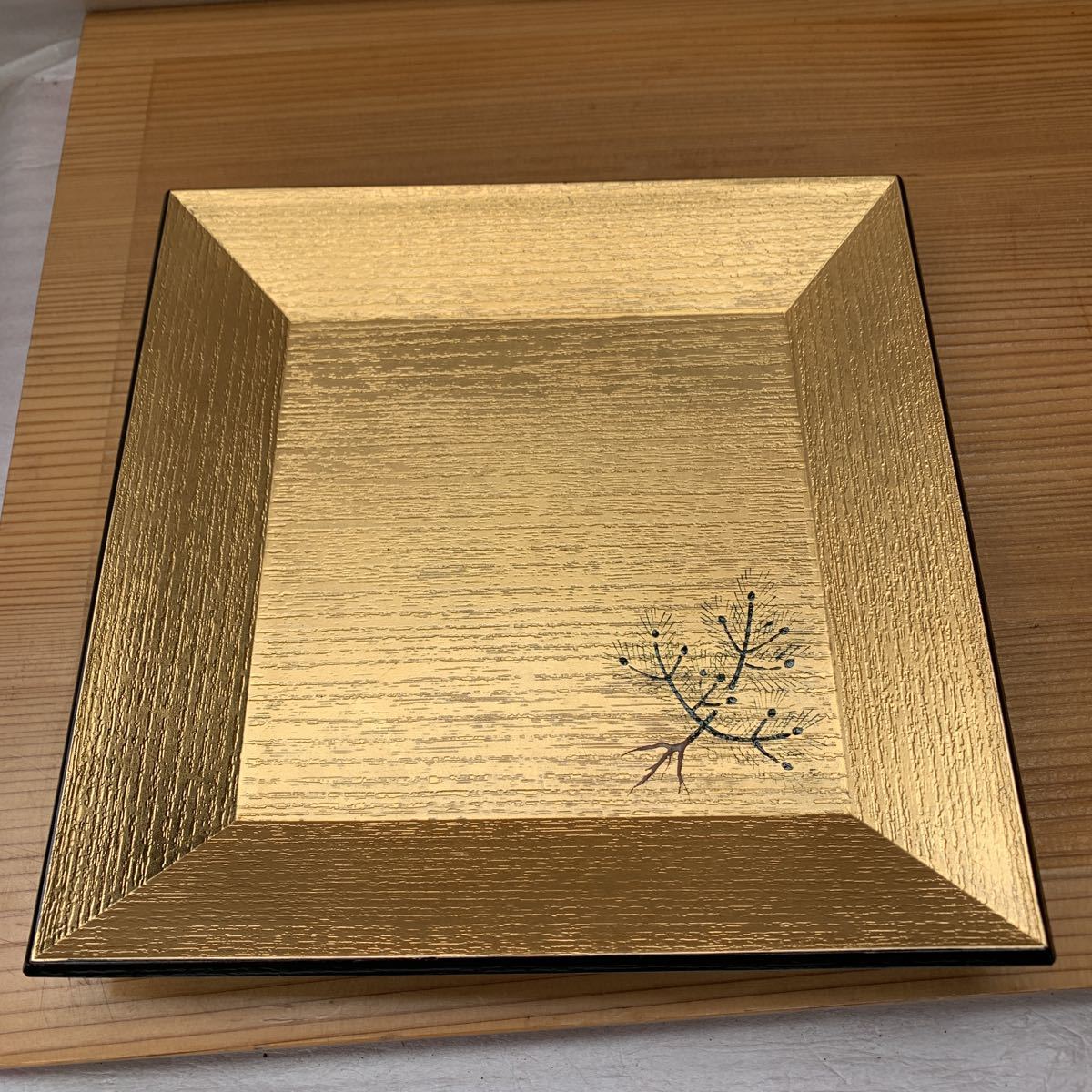 新製品在庫有り お茶道具、茶道具、盆、四方盆、円能斎好、鵬雲斎