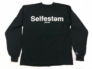 【送料無料】 Selfestem JAPAN セルフエスティーム・ジャパン ロンT 長袖Tシャツ カットソー メンズ USA製ボディー M 黒