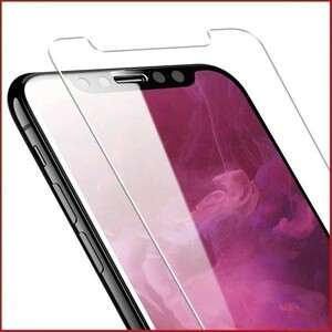 iPhone 11 PRO ガラスフィルム 2個セット 強化ガラス 3D Touch対応 透過率99% 硬度9H 極薄 保護フィルム 1ヶ月保証「GLASS-i11Pro.Dx2」
