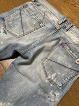 [DeeTa] JEFFLY GALAXY PUNK&ROCK SLIM ギャラクシー パンクロック リペア加工 ストレッチスキニー デニムパンツ 28 DTA-004D 日本製_画像7