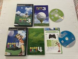 22-PS2-1107 PlayStation 2 all. Golf 3.4 set operation goods PS2 PlayStation 2