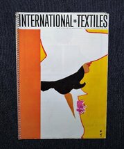 1973年 ルネ・グリュオー 表紙ファッション・イラスト 洋書 Rene Gruau International Textiles クレージュ Andre Courreges テキスタイル_画像1