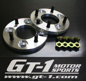 GT-1 モータースポーツ製 日産車用１５㎜ワイドトレッドスペーサー タイプⅠ　114.3-4H　M12×P1.25 ハブ無　シルビアS14前期NA車