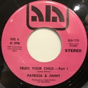 【新宿ALTA】PATRIZIA & JIMMY / JIMMY ROBINS ORCH/TRUST YOUR CHILD(ALA1174)