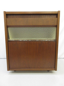 *sr0503 audio rack wooden Brown total length approximately 63cm DPK-111 audio shelves wood rack cabinet rack antique *