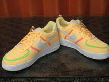 残少 27.0cm相当 NIKE AIR FORCE 1 ’07 LX 検 NIZIU着用 エアフォース ワン キャンバス シューズ スニーカー 春夏 パステル オレンジ_画像8