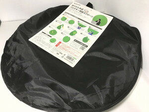 FUZ【中古品】 ELECOM エレコム　折りたたみ式クロマキー背景スクリーン　PCA-CKSF01GN 【96-220419-YS-2-FUZ】