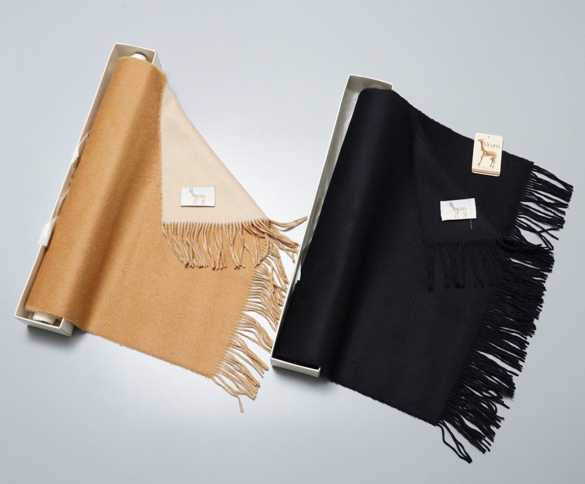 お買い得の通販 高級ビキューナ CASHMERE カシミア マフラー ストール