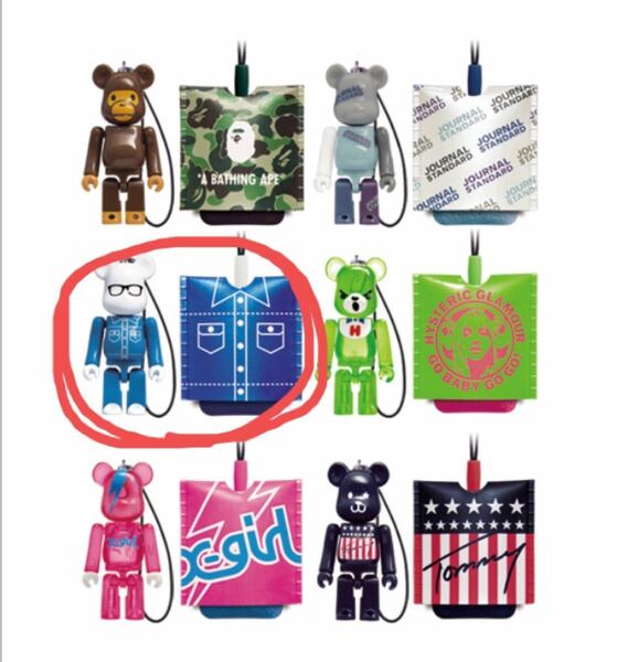 ペット　ベアブリック　シップス　ships SHIPS ストラップ　キーホルダー　 BE@RBRICK