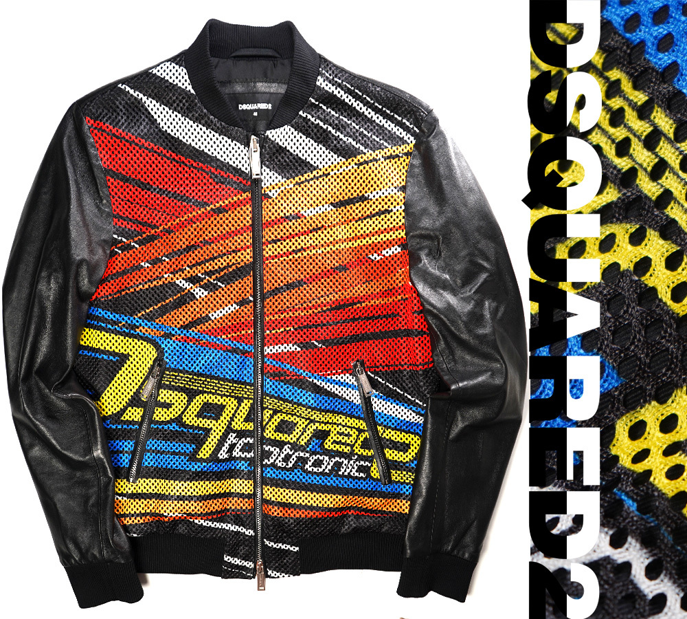 2023年最新】ヤフオク! -dsquared2 レザー ジャケットの中古品・新品