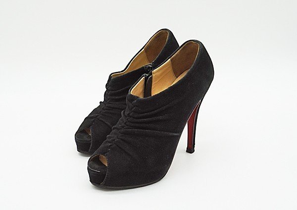 ◇【Christian Louboutin クリスチャン・ルブタン】ブーティ ブラック 36