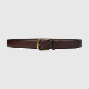  Uniqlo WOMEN Vintage belt M size dark brown 