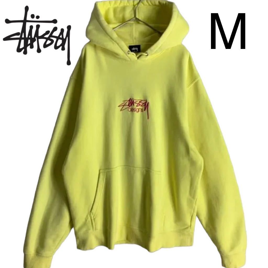 希少 STUSSY ステューシー ボア フリース パーカー 刺繍 入り 大きめ