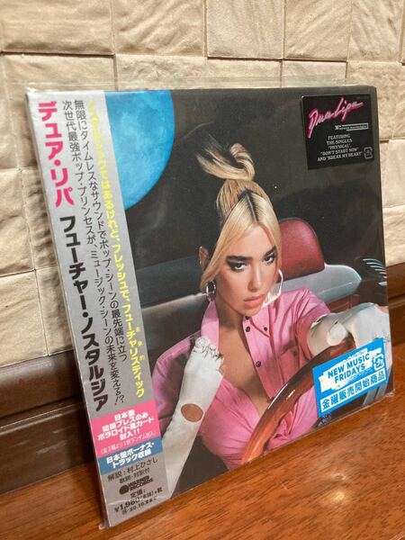 dua lipa フューチャー・ノスタルジア 日本盤　初回プレス　入手困難　帯・ポラ風カード付　 紙ジャケット