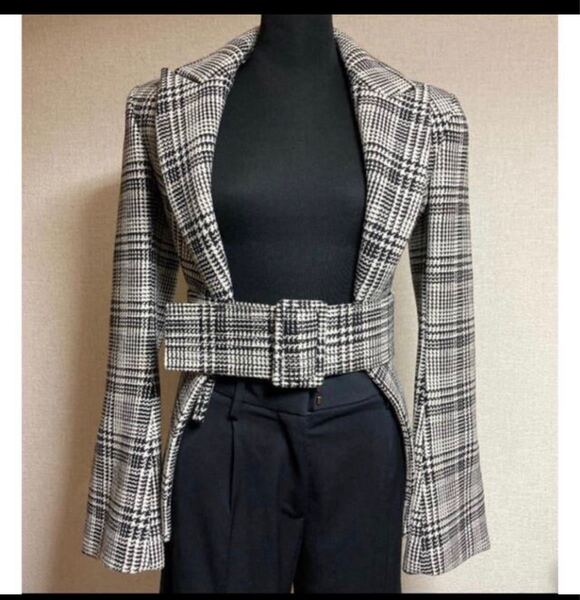 【SALE】森星さん着用!off-white オフホワイト チェックジャケット