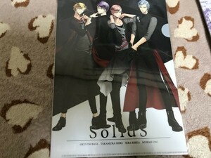 E025クリアファイル　TSUKIPRO　ツキプロ ムービック　Solids 篁志季　奥井翼　世良里津花　村瀬大