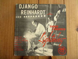 Django Reinhardt / ジャンゴラインハル / Three Fingered Lightning / Pathe Vox / VX610 / 10inch / US盤