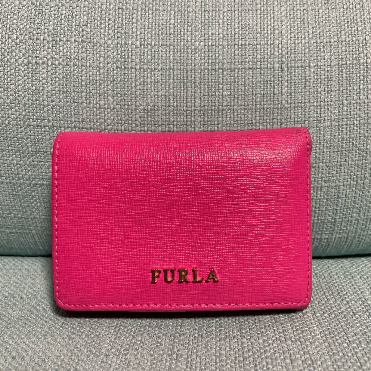 新品】 FURLA BABYLON 三つ折り財布 レッド系 ボルドー エンジ