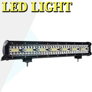 前照灯 照明 作業灯 20インチ LEDワークライト トラック _ホワイト 6500K_ SM420W ジムニー ランクル 1個 12V/24V兼用 42000LM 420W