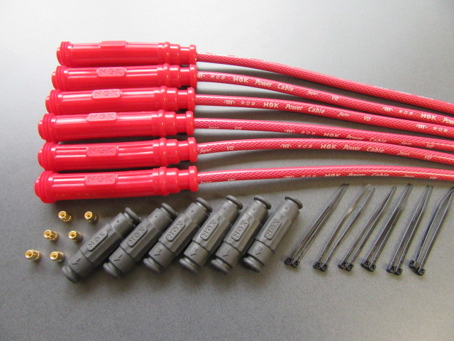 送料無料 S3R NGK パワーケーブル 6セット ホンダ　CBX1000　プラ