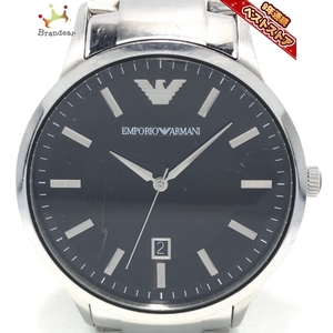 EMPORIOARMANI(アルマーニ) 腕時計 - AR-2457 メンズ 黒