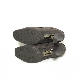 アラヴォン aravon ブーティ - ヌバック ダークブラウン レディース 靴の画像4