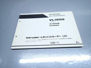 εX10-71 スズキ イントルーダー LC1500 VY51A パーツカタログ パーツリスト