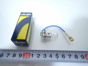 εCK14-184 NARVA ナーバ ヘッドライト ハロゲン バルブ H3 12V 55W PK22s 未使用品！