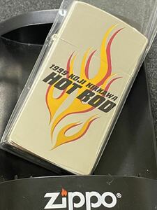 zippo 吉川晃司 2面加工 ヴィンテージ スリム 希少モデル 1999年製 KOJI KIKKAWA HOT ROD シルバーインナー 1999年製