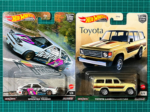 ホットウィール TOYOTA AE86 SPRINTER TRUENO｜TOYOTA LANDCRUISER FJ60 トヨタ スプリンター トレノ ランドクルーザー