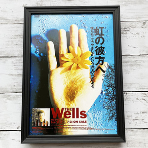 額装品◆THE WELLS 虹の彼方へ /90年代/ポスター風広告/A4サイズ額入り/アートフレーム　YR44-1